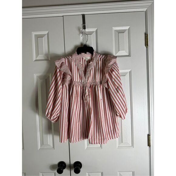 NWT Oddi Womens Striped Blouse Size M - Picture 1 of 3